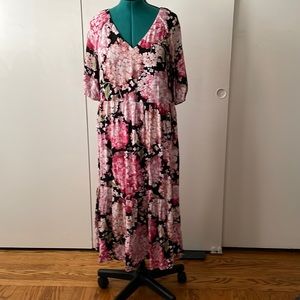 H&M Floral Print Maxi Dress